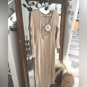 BNWT Princess Polly Jalen Cream Cutout Midi Dress